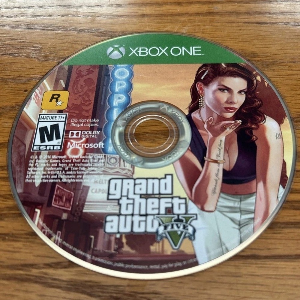 Grand Theft Auto V GTA 5 Rockstar Games Xbox One Video Game Disc Only